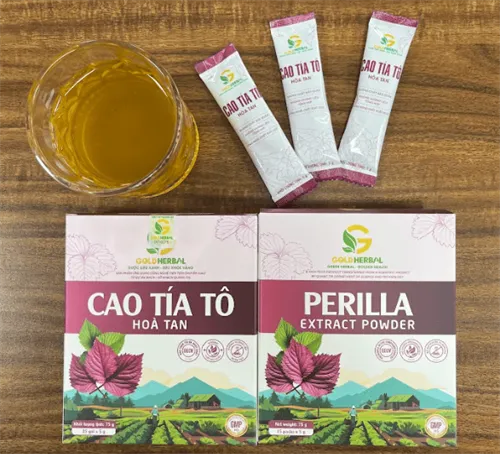Hoạt chất Rosmarinic Acid trong tía tô là gì? Công nghệ bào chế cao hòa tan Gold HerBal